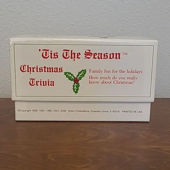 Christmas Trivia Tis The Season Card Game! Excellent Condition - Picture 3 of 8